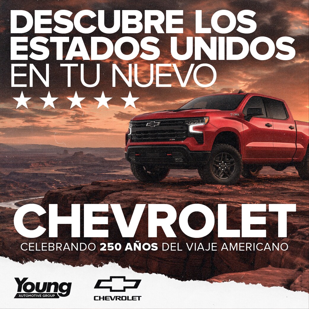 Ve los Estados Unidos en un Chevrolet — Young Chevrolet