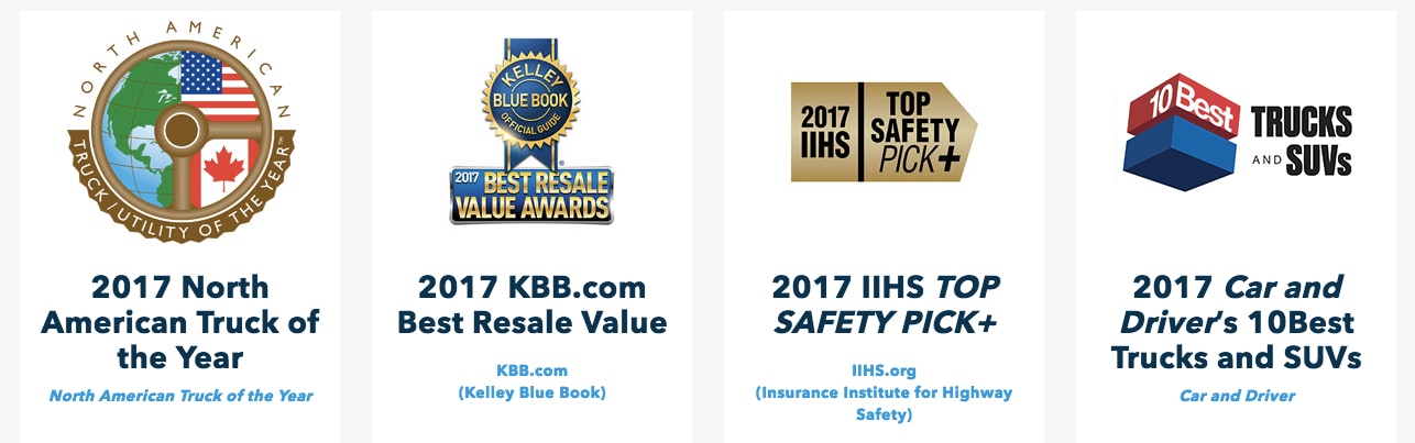 Awarded Pickup Trucks