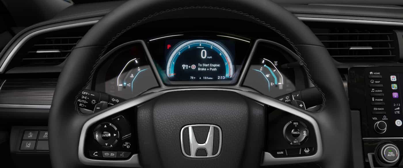 2019 Honda Civic Sport Interior Features Trims