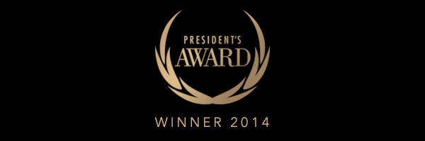 2014 Presidents Award Banner
