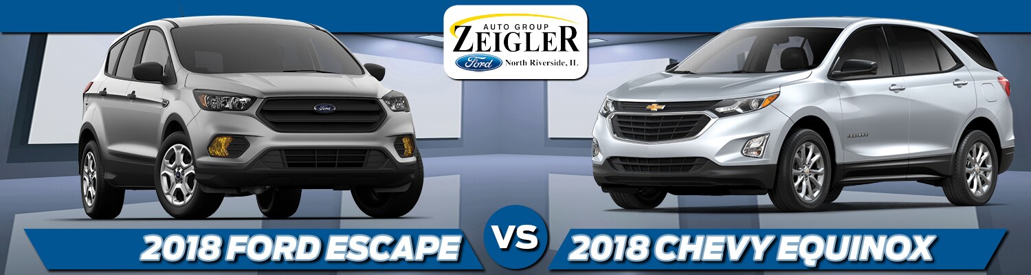 2018 Ford Escape vs. 2018 Chevy Equinox