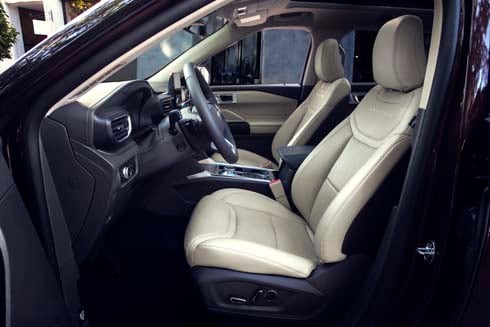 2020 Ford Explorer interior