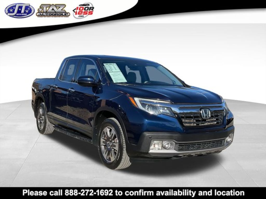 Used 2017 Honda Ridgeline RTL-E AWD Truck Crew Cab