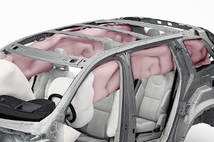 Overhead Inflatable Curtain Airbag