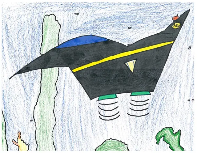 Doylestown 5th Grade 1st Place Winner - The Stealth Mobile by Travis B.