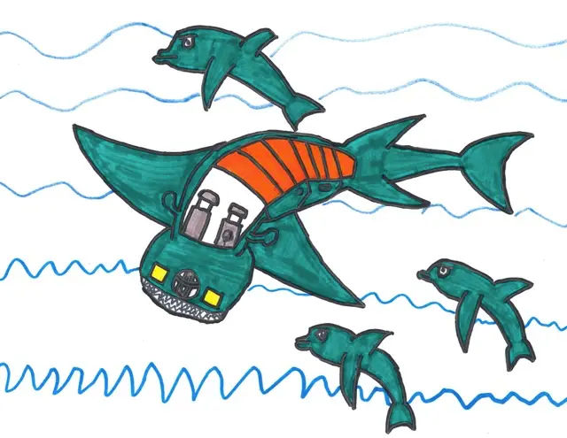 Willow Grove 5th Grade 2nd Place Winner - The Fish Mobile by Mason A.