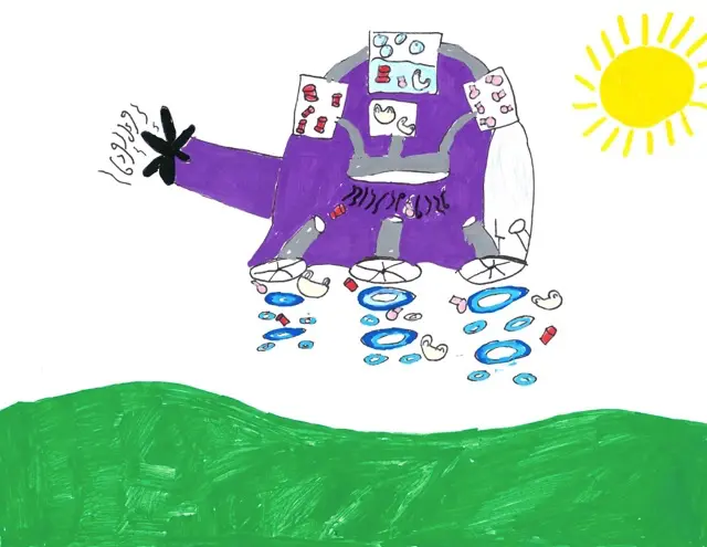 Willow Grove 5th Grade 3rd Place Winner - The Recycling Car by Olivia D.