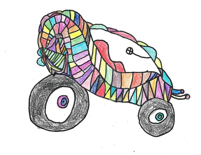 Doylestown 1st Grade 1st Place Winner - The Beauty Car by Anna W.
