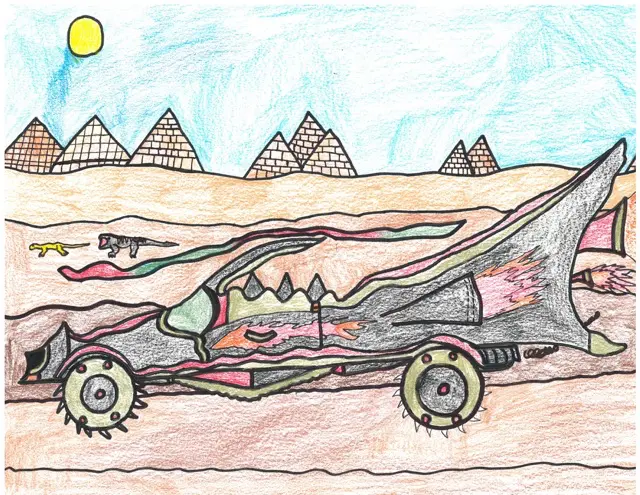 Doylestown 5th Grade 3rd Place Winner - Mecha Mobile 2.0 by Jacob V.