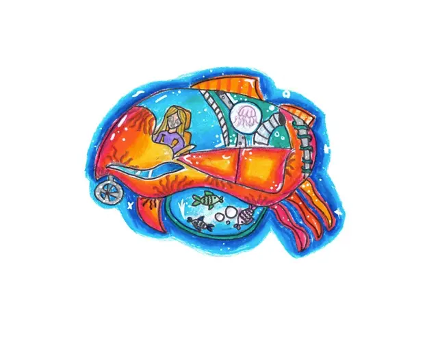 Doylestown 6th Grade 1st Place Winner - Aquatic Mobile by Harper M.
