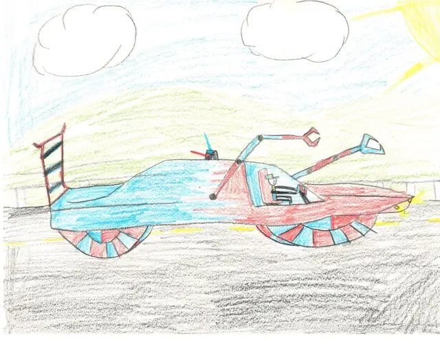 Willow Grove 4th Grade 3rd Place Winner - Police of the Future by Owen M.