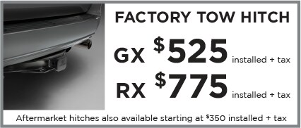 Tow hitches at Thompson Lexus in Doylestown and Willow Grove