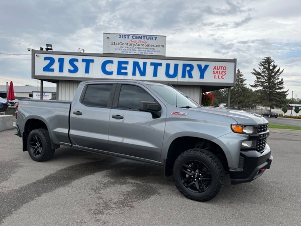 Used 2021 Chevrolet Silverado 1500 Custom Trail Boss Truck Crew Cab