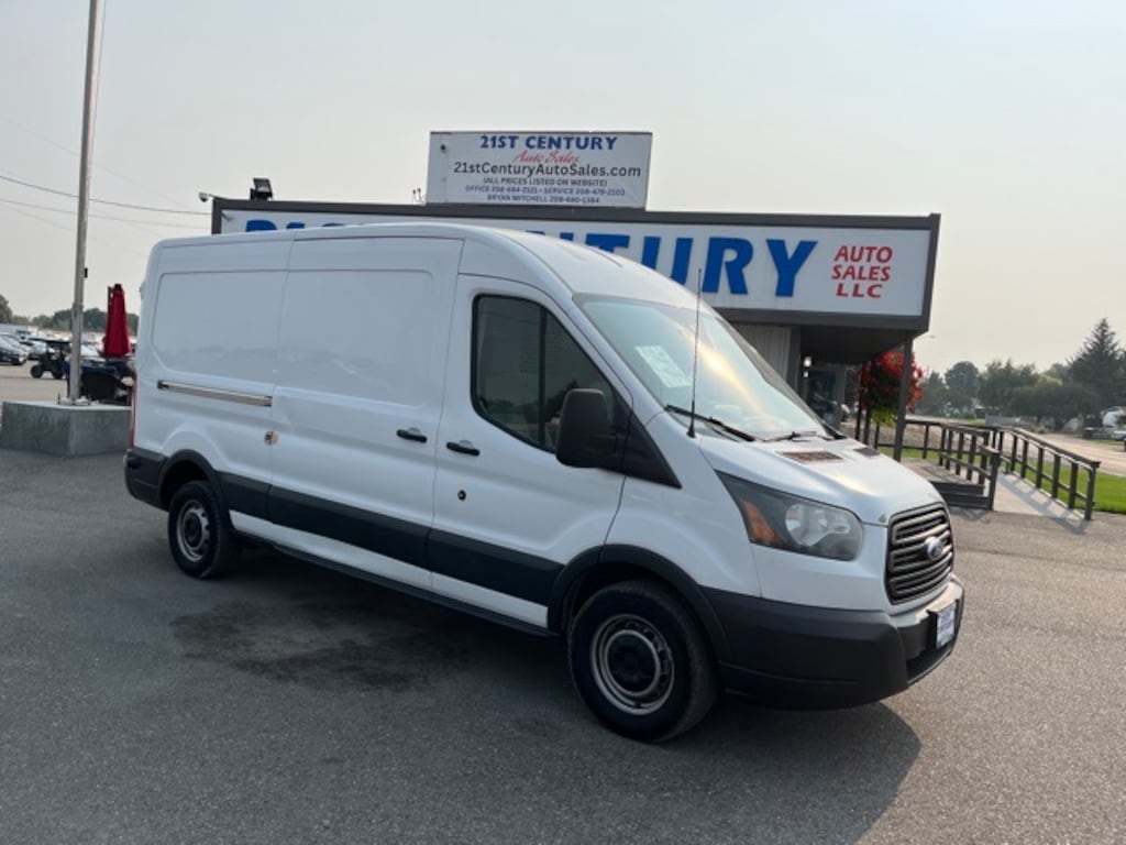 Used 2017 Ford Transit-350 w/Sliding Pass-Side Cargo-Door Van Medium Roof Cargo Van