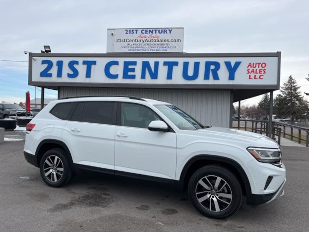 Used 2021 Volkswagen Atlas 2.0T SE 4MOTION SUV