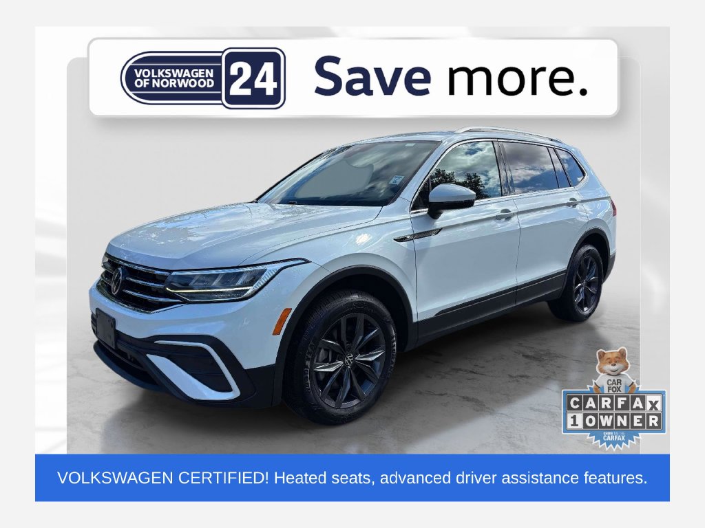 Opal White Pearl 2023 Volkswagen Tiguan SUV / Crossover All-Wheel Drive 8-Speed Automatic