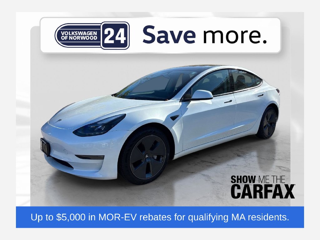 Used 2023 Tesla Model 3 Long Range with VIN 5YJ3E1EB8PF607628 for sale in Norwood, MA