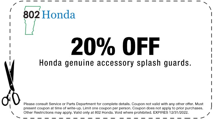 Honda Deals, Specials Offers and Coupons | 802 Honda, Vermont