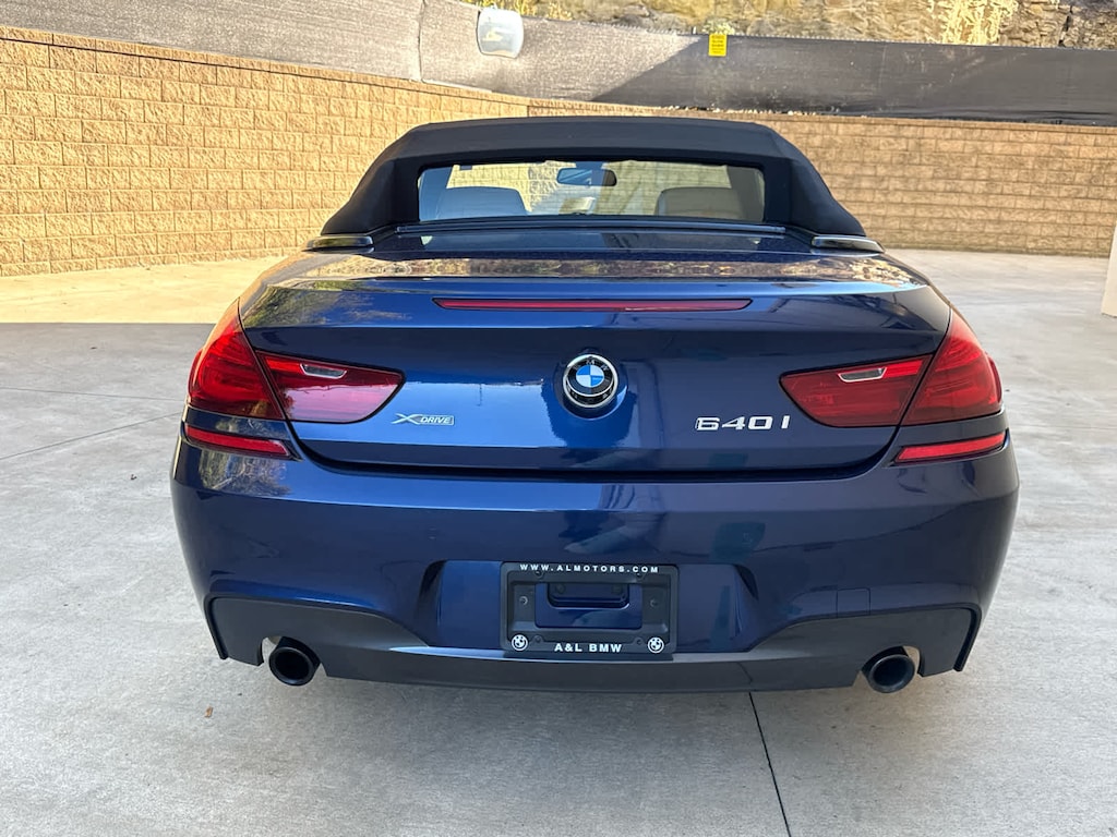 Used 2017 BMW 640i xDrive Convertible