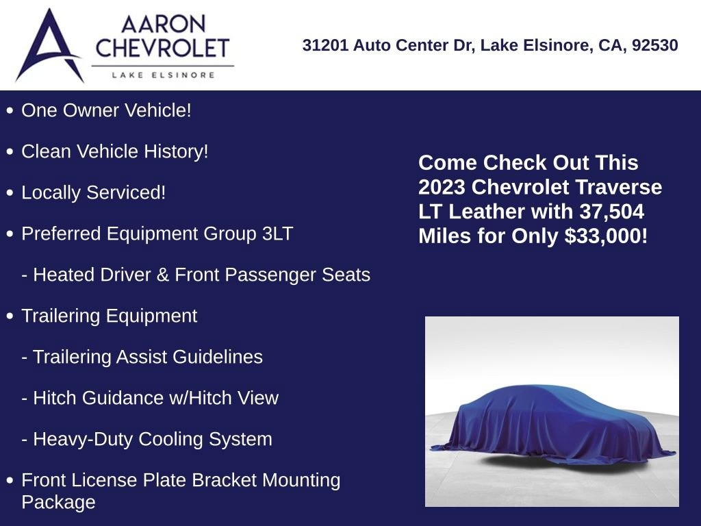 Used 2023 Chevrolet Traverse LT Leather SUV