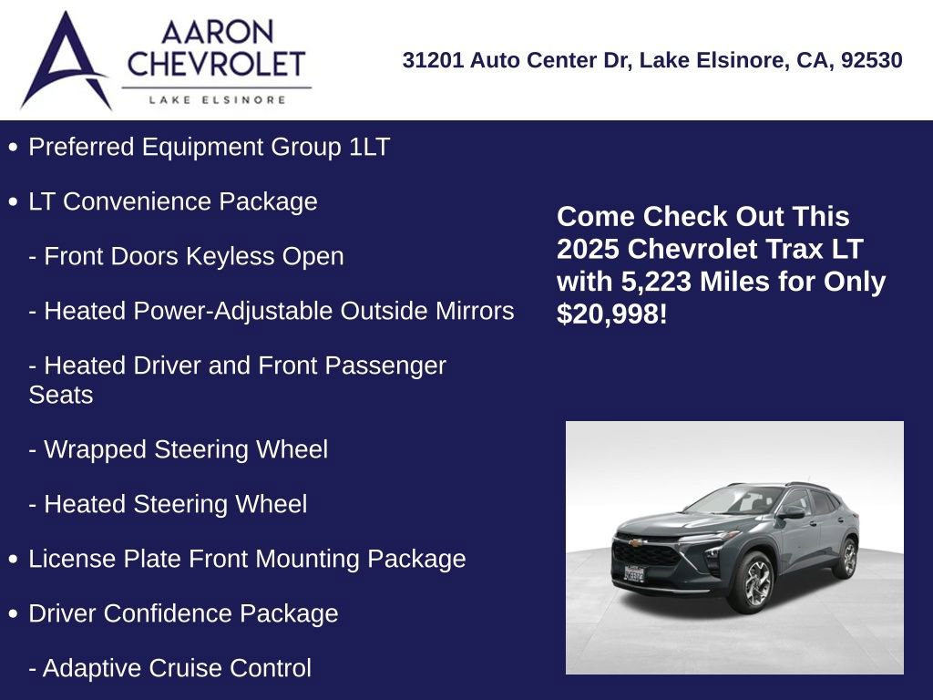 2025 Chevrolet Trax LT photo 4