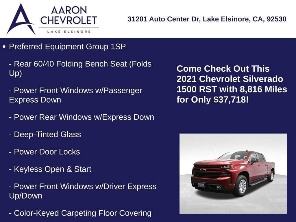 2021 Chevrolet Silverado 1500 RST photo 4