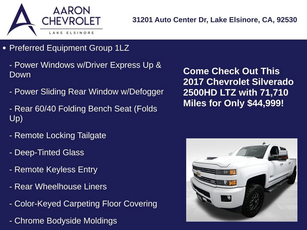 2017 Chevrolet Silverado 2500HD LTZ photo 5