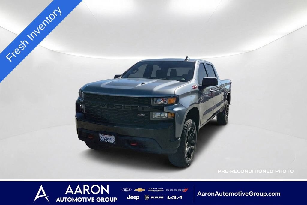 Used 2021 Chevrolet Silverado 1500 Custom Trail Boss Truck Crew Cab