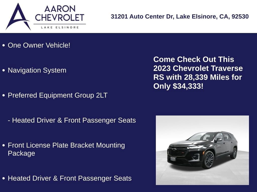 2023 Chevrolet Traverse RS photo 4