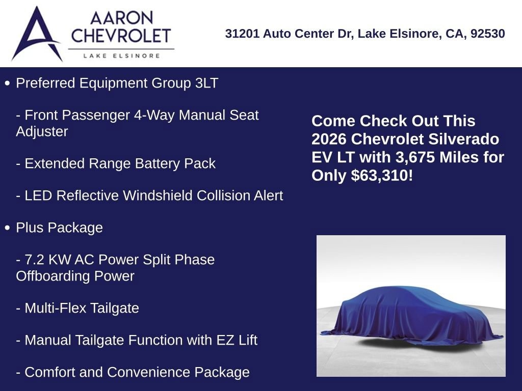 2026 Chevrolet Silverado EV LT w/3LT photo 4