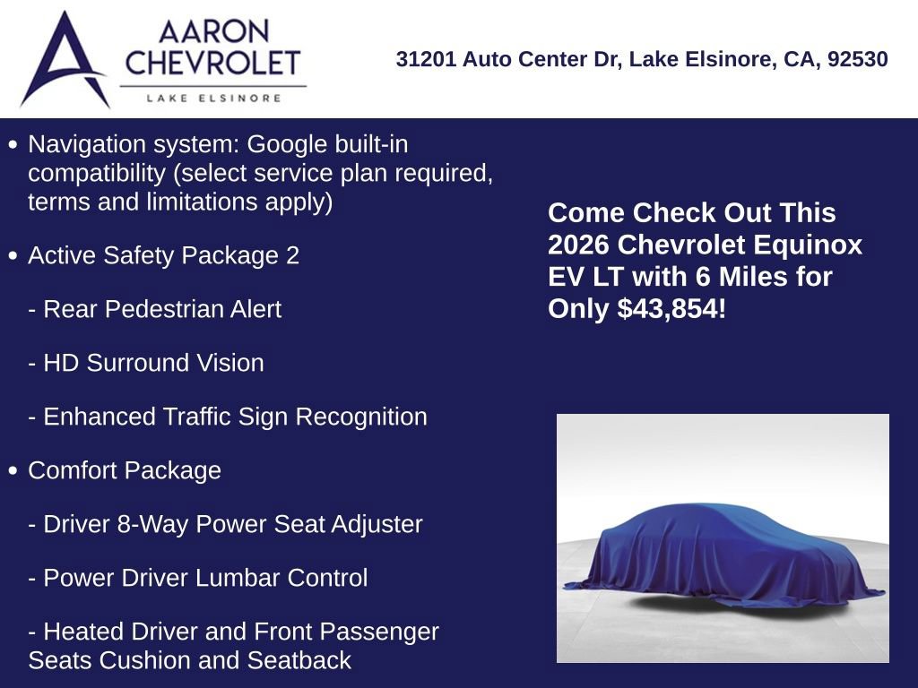 2026 Chevrolet Equinox EV LT 2 photo 3