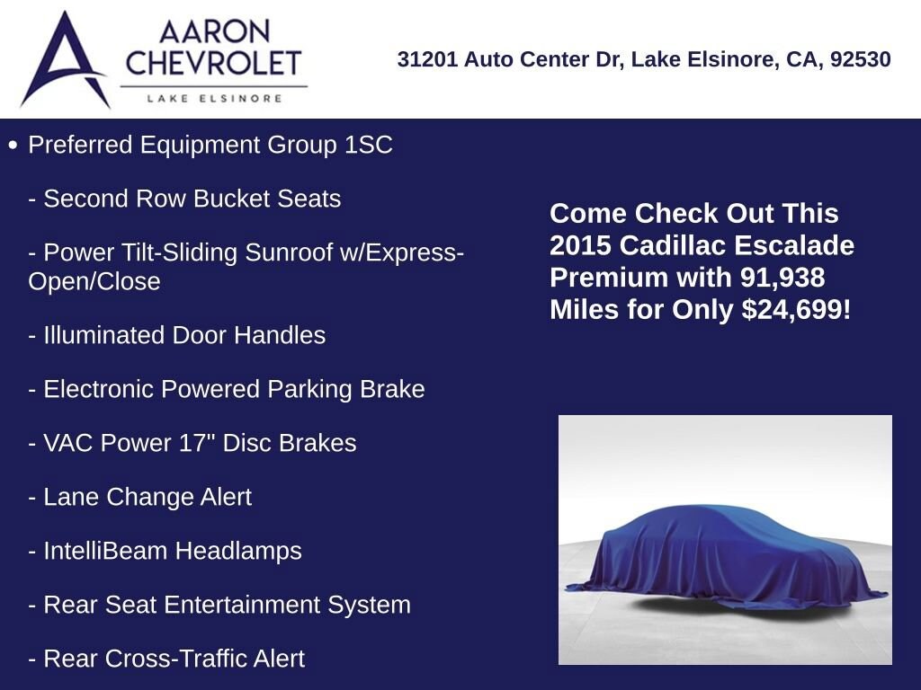 Used 2015 CADILLAC Escalade Premium SUV