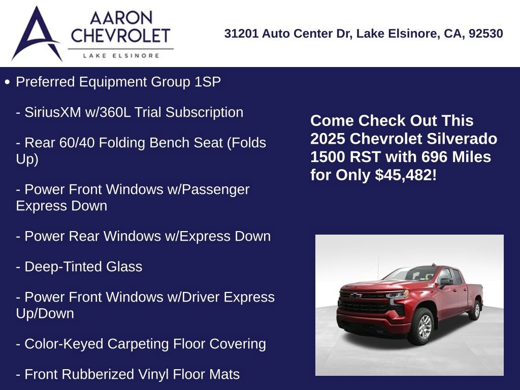 2025 Chevrolet Silverado 1500 RST photo 4