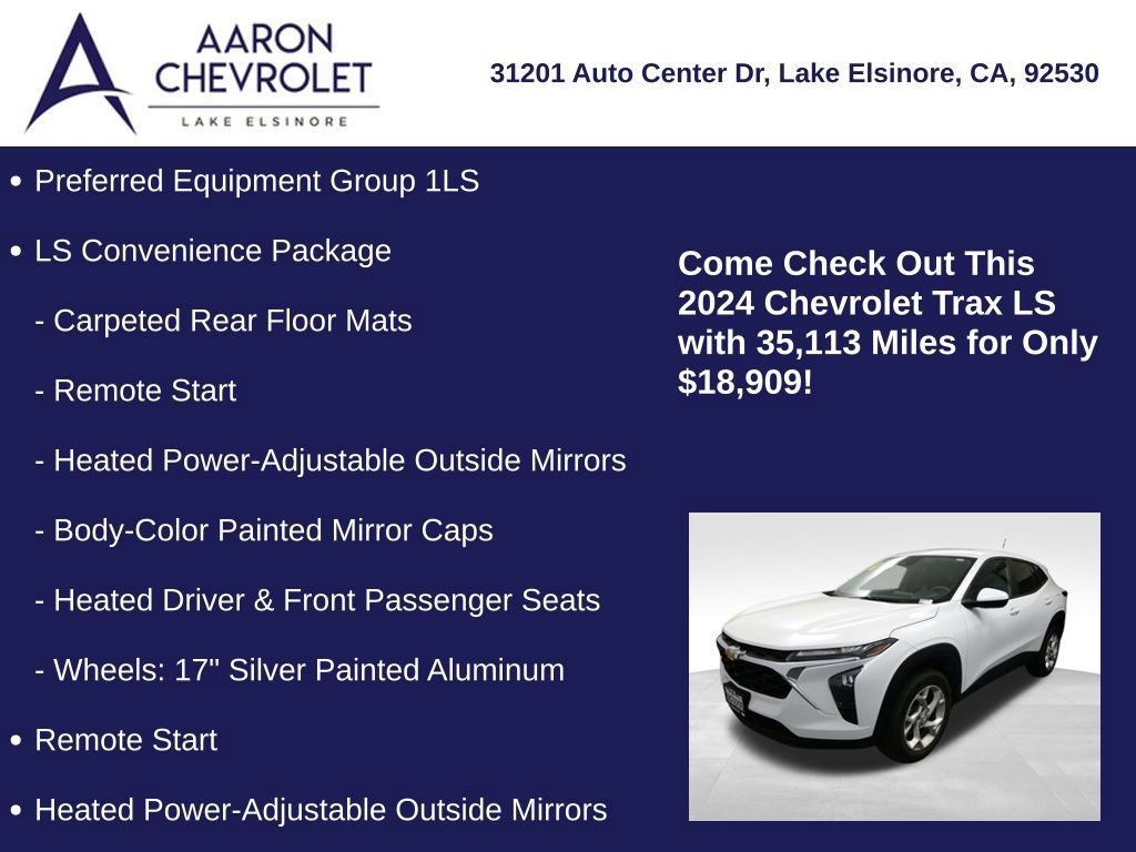 2024 Chevrolet Trax LS photo 4