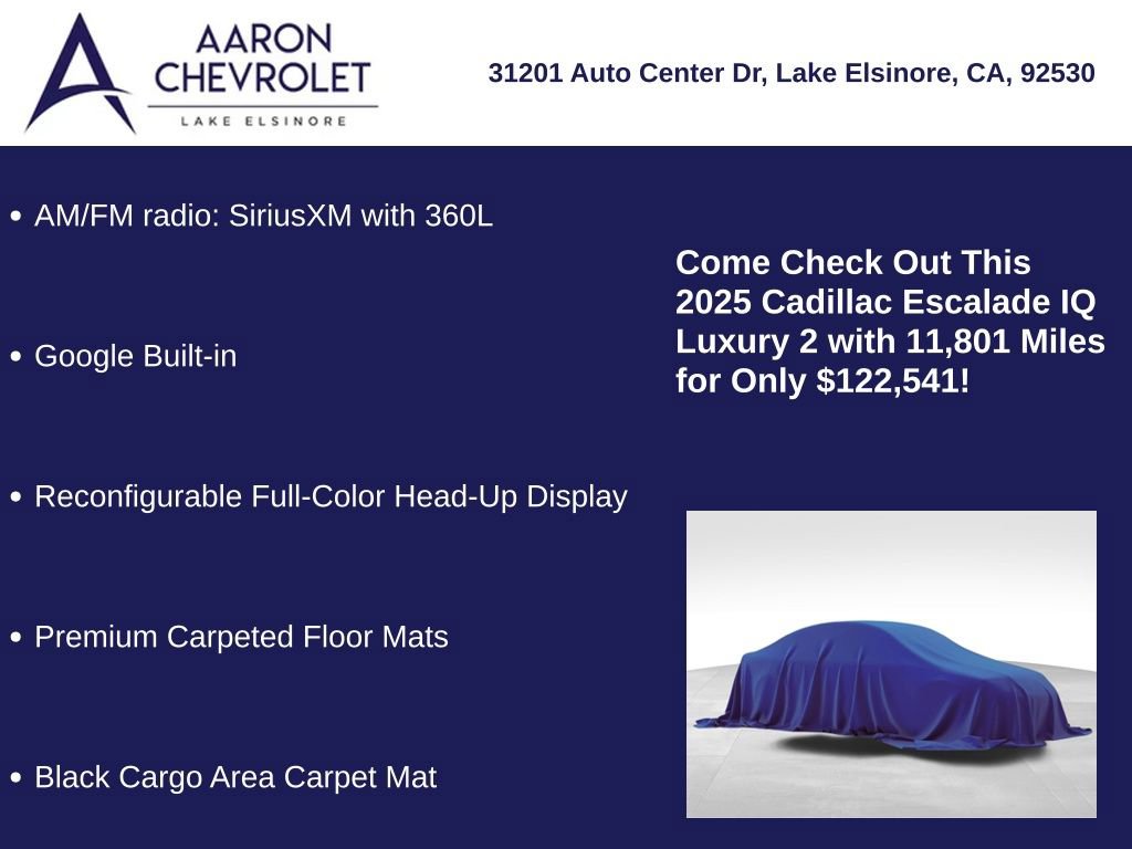 2025 CADILLAC ESCALADE IQ Luxury photo 4