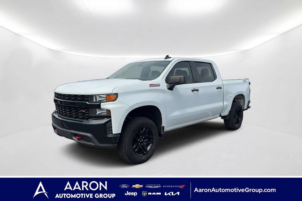 Used 2021 Chevrolet Silverado 1500 Custom Trail Boss Truck Crew Cab