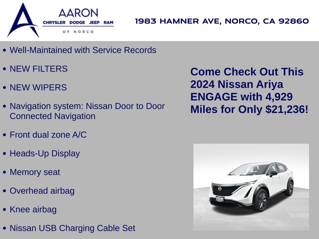 2024 Nissan ARIYA Engage