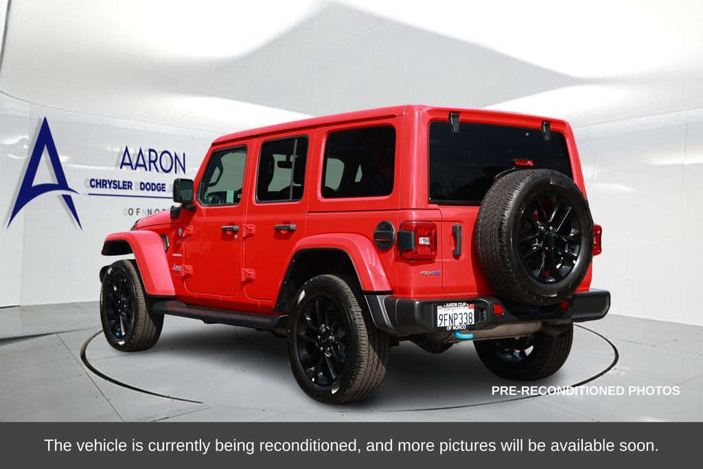 Used 2023 Jeep Wrangler 4xe Sahara 4XE with VIN 1C4JJXP65PW525387 for sale in Norco, CA