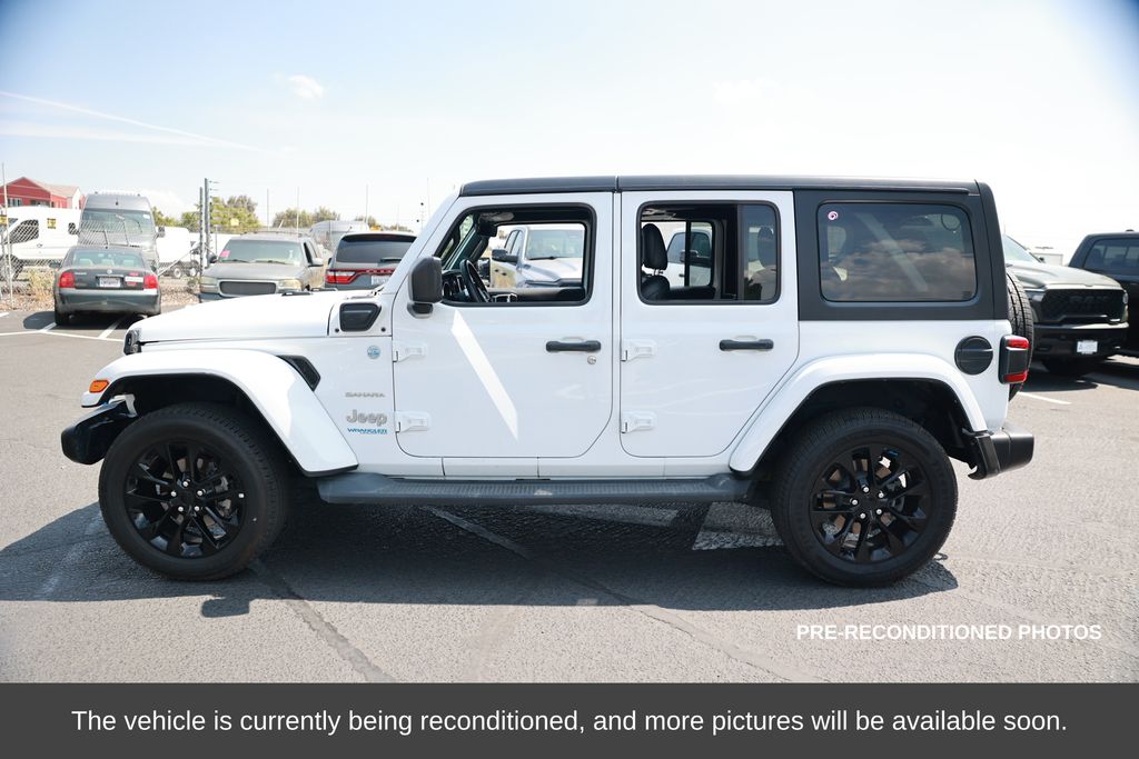 Used 2022 Jeep Wrangler Unlimited Sahara 4XE with VIN 1C4JJXP64NW256392 for sale in Norco, CA