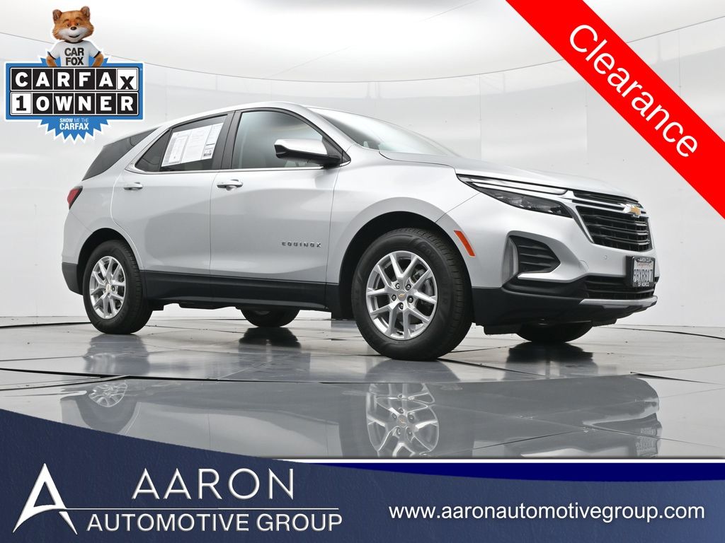 Used 2022 Chevrolet Equinox LT with VIN 3GNAXKEV2NS173798 for sale in Norco, CA