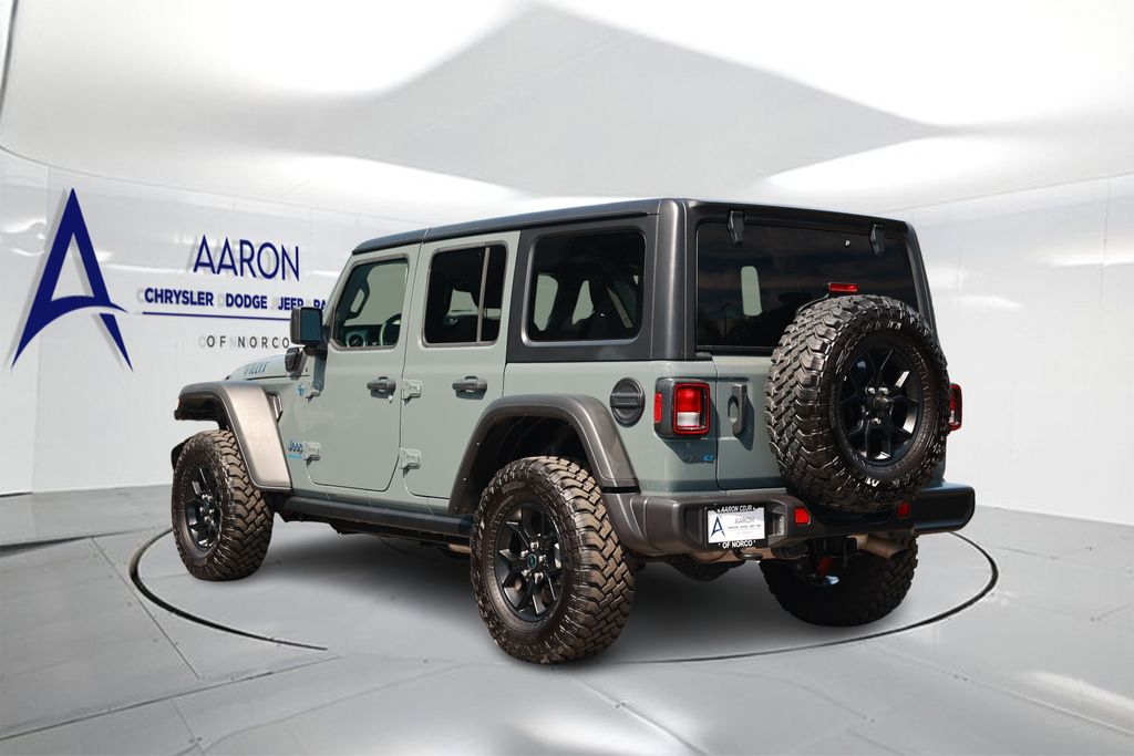 Used 2025 Jeep Wrangler 4xe Willys 4XE with VIN 1C4RJXN64SW577429 for sale in Norco, CA