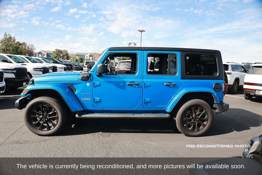 Used 2023 Jeep Wrangler 4xe Sahara 4XE with VIN 1C4JJXP64PW557828 for sale in Norco, CA