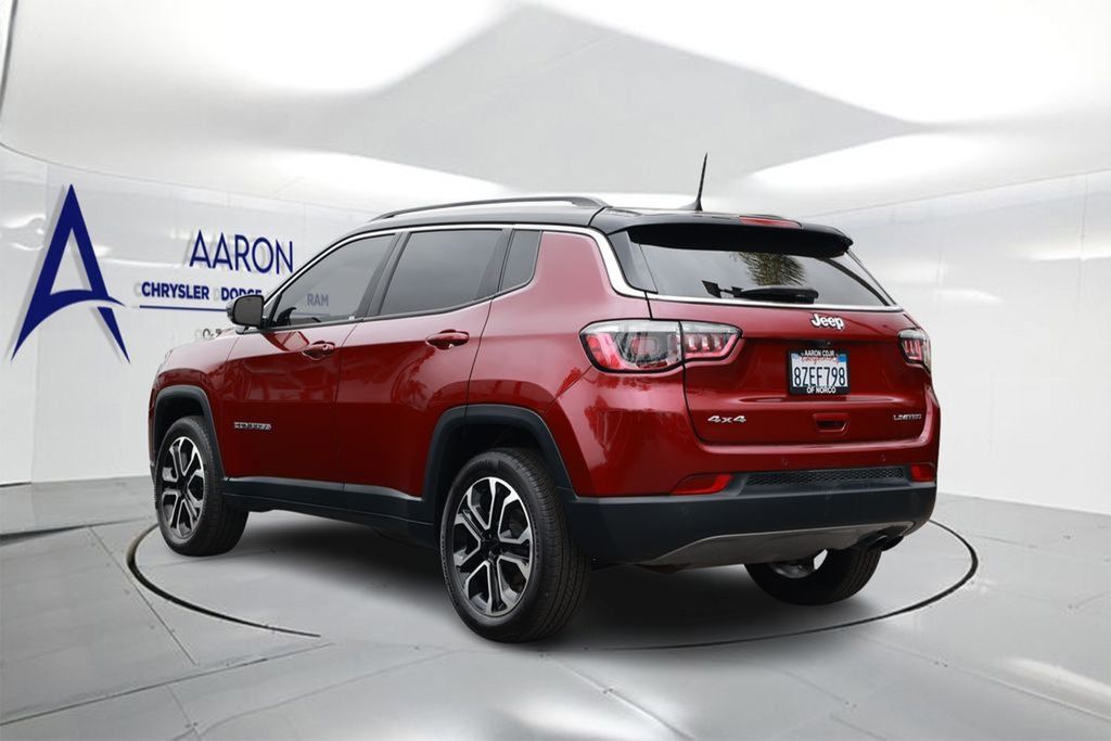 Used 2022 Jeep Compass Limited with VIN 3C4NJDCB0NT111598 for sale in Norco, CA