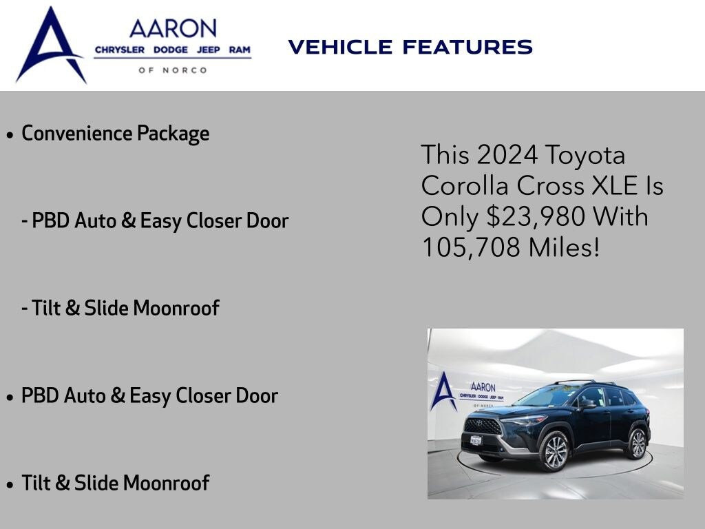 Used 2024 Toyota Corolla Cross XLE SUV