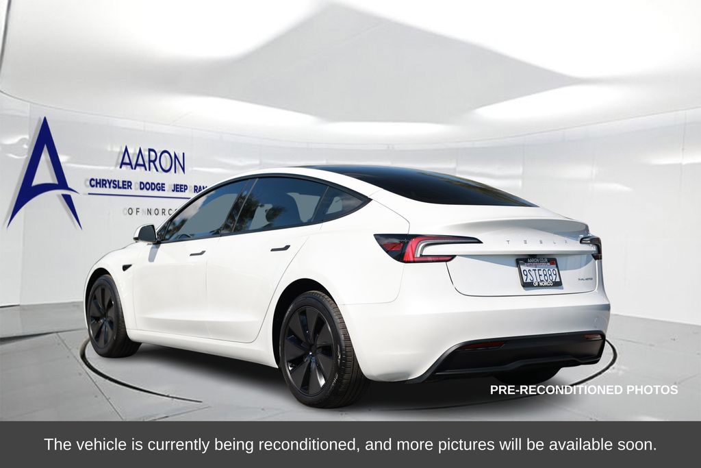 Used 2025 Tesla Model 3 Long Range with VIN 5YJ3E1EB7SF969295 for sale in Norco, CA