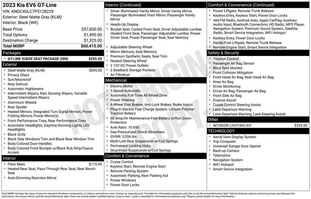 Used 2023 Kia EV6 GT-Line SUV