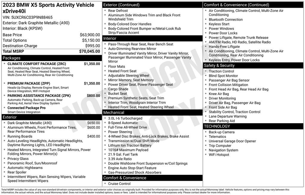 Used 2023 BMW X5 xDrive40i SUV