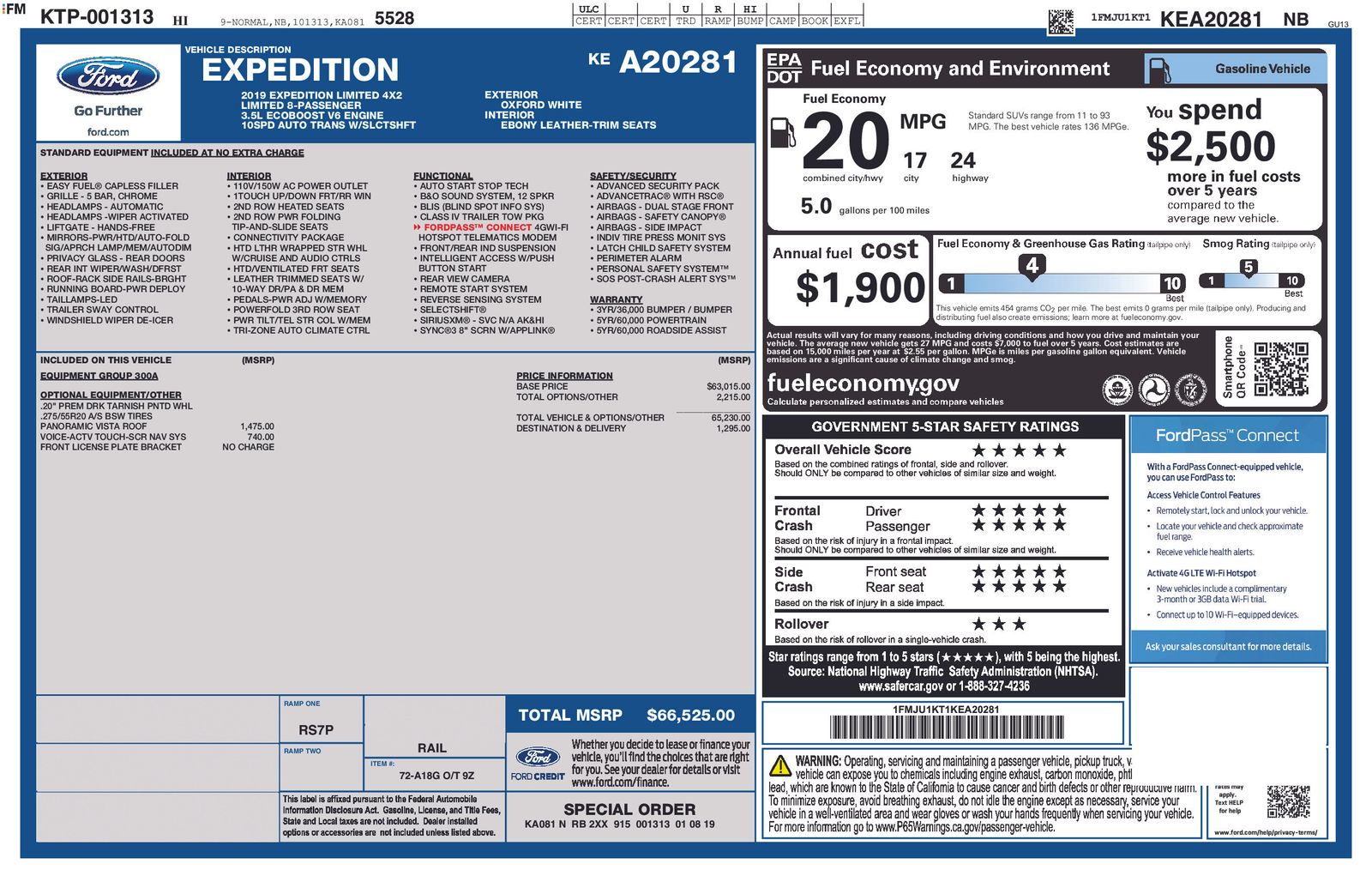 2019 Ford Expedition Limited photo 5