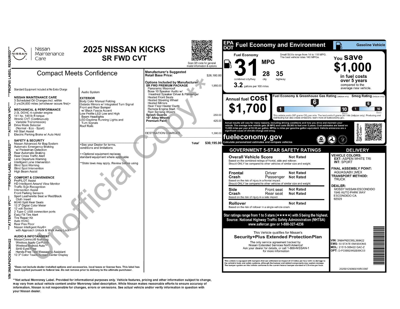 2025 Nissan Kicks SR photo 5