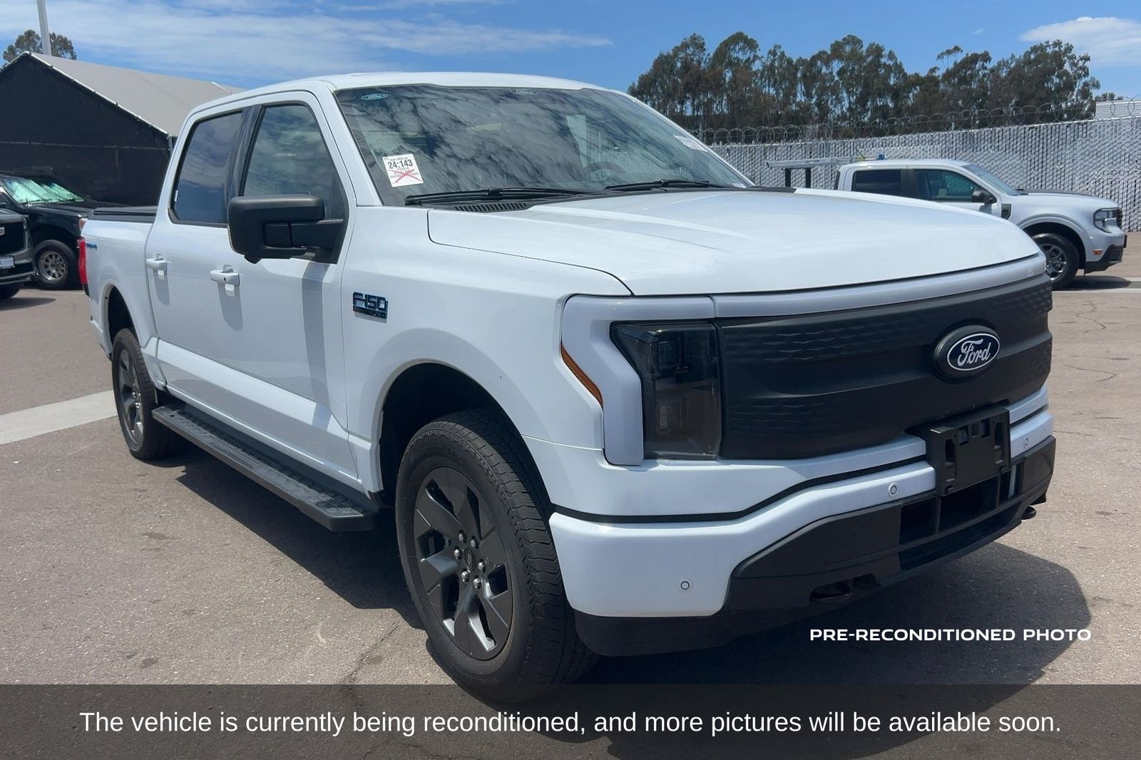 Used 2024 Ford F-150 Lightning Flash with VIN 1FTVW3L74RWG02909 for sale in Escondido, CA
